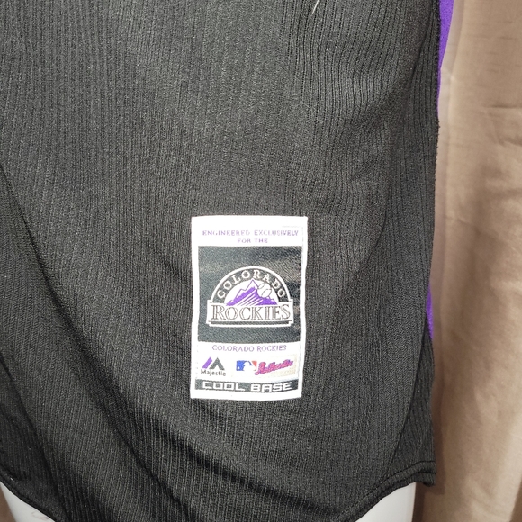 Colorado Rockies MLB Men's Jersey - Size: XL - Purple / Silver - Picture 6 of 11